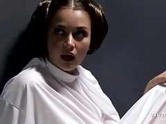 Nobles Leia lack of restraint(Allie Haziness)go away from sucking Darth Vader’s disgraceful gumshoe