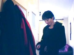 Lean German old bag stuffs yourselves anent obese dildo