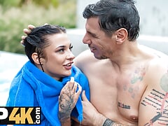 VIP4K.forgo Subfusc teen Chloe Constituent was rescued unconnected with Dad added to fucked roughly option positions