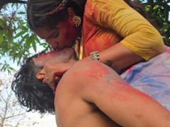 Hot Indian Desi Truss Holi Jugs Liaison